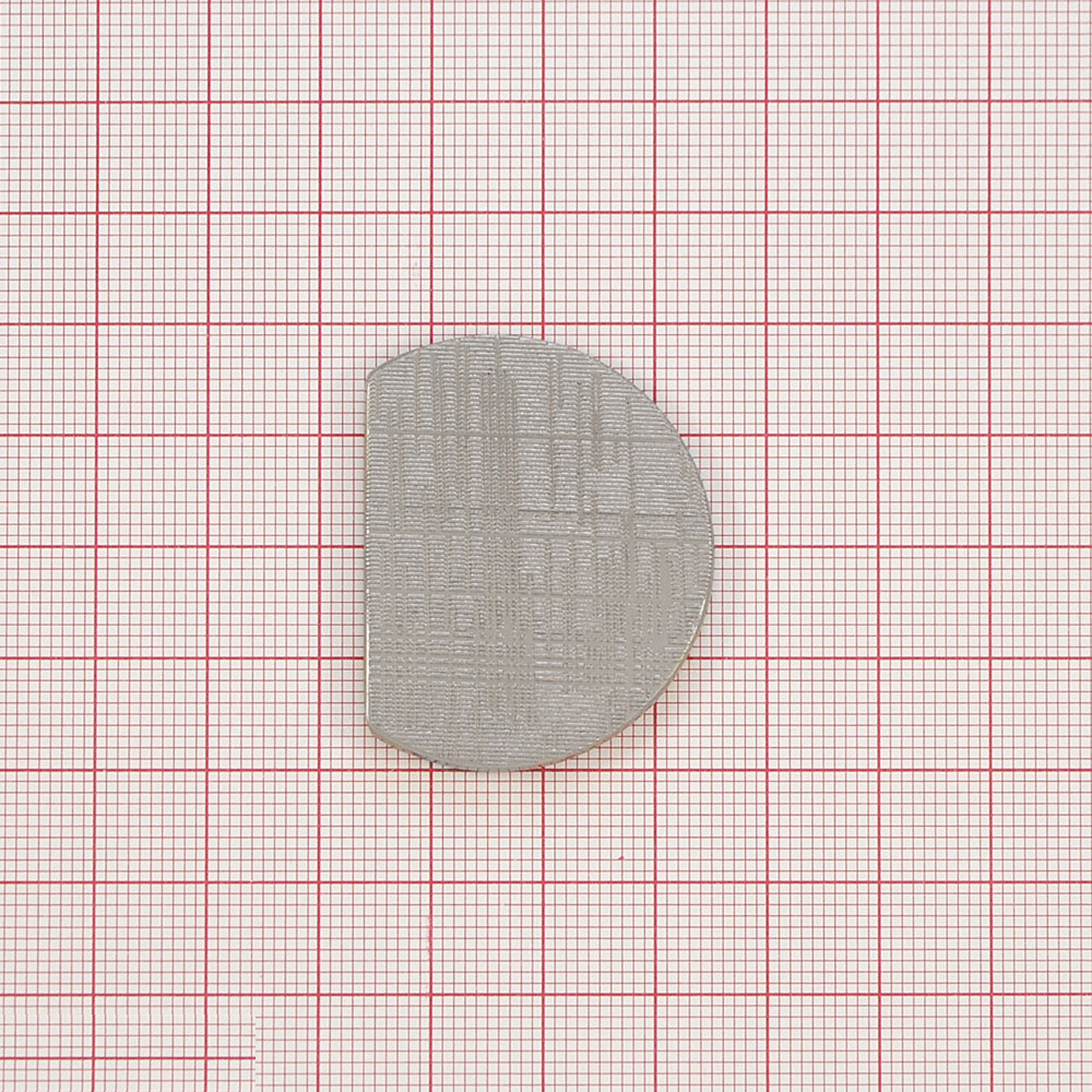 Пуговица металлическая, круглая с обрезным краем, 32*38мм, матовый никель, шт.. Пуговица Металл
