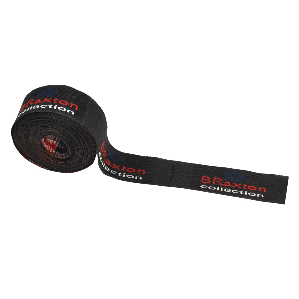 Этикетка тканевая вышитая Braxton № 1. Вышивка / этикетка тканевая