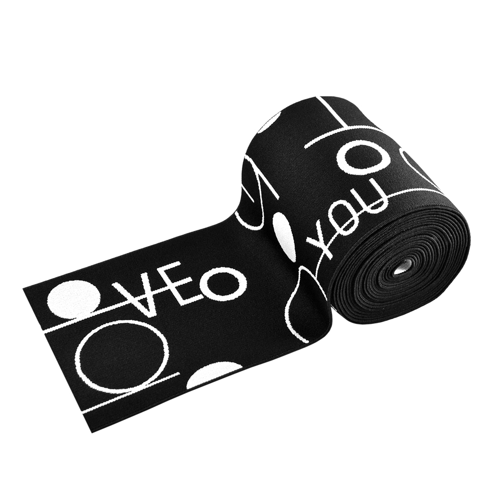 Резинка Круги You, 10см, черный, белый, ярд. Резинка