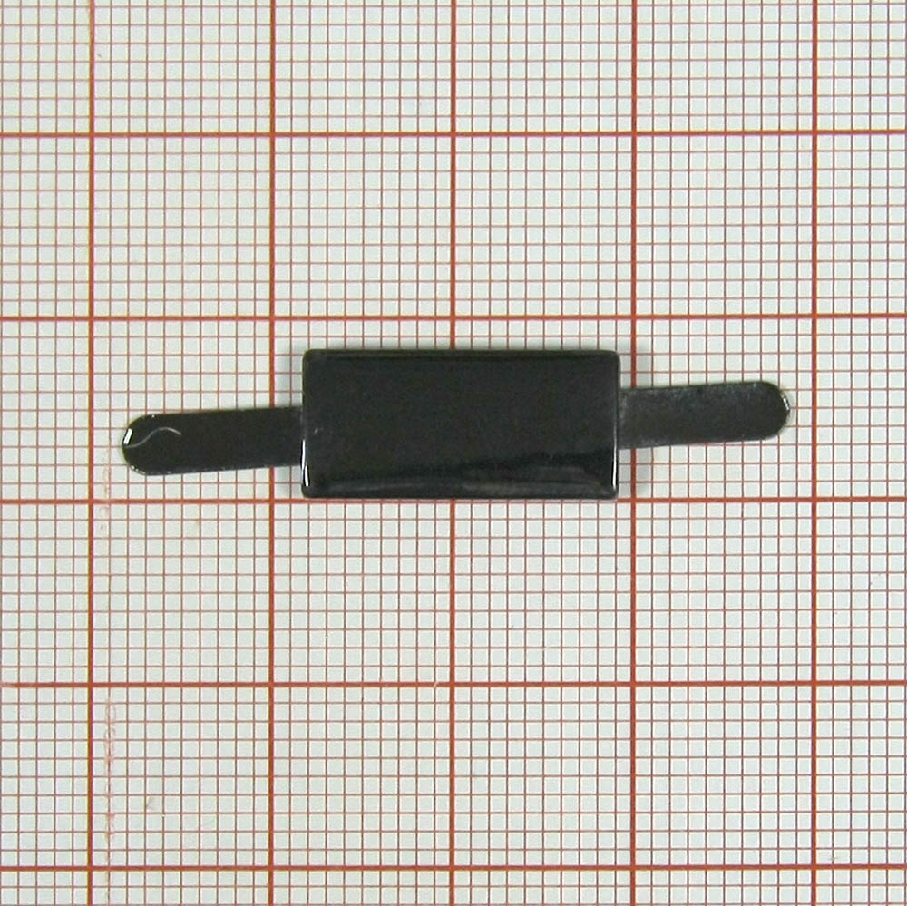 Краб металлический 3705 Пластина гладкая BLACK NIKEL, шт . Крабы Металл Геометрия