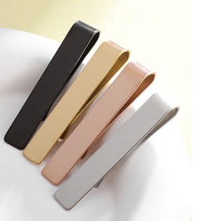 Зажим для галстука, 4,8*0,8см, никель, шт. Зажим