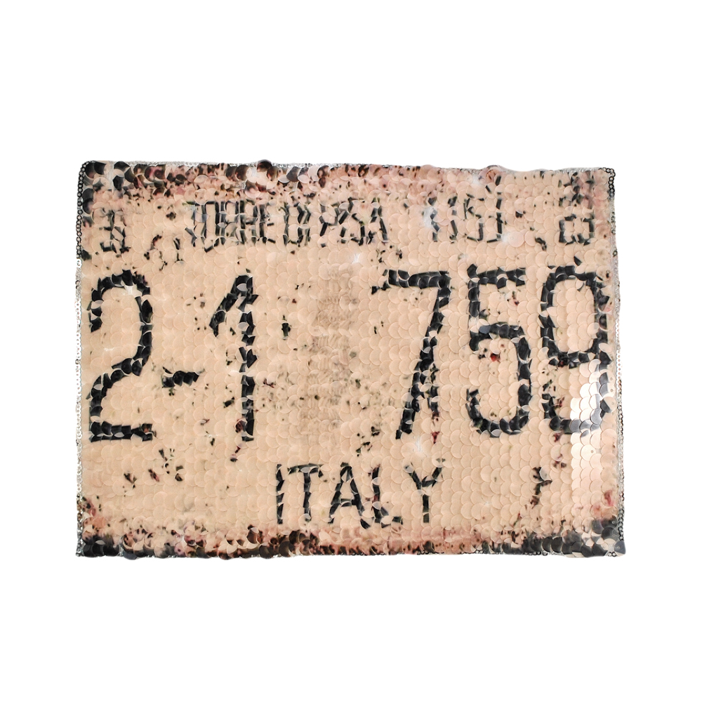 Аппликация пришивная пайетки ITALI 2-1 759 20*30см светло-бежевый, коричневый, шт. Аппликации Пришивные Пайетки