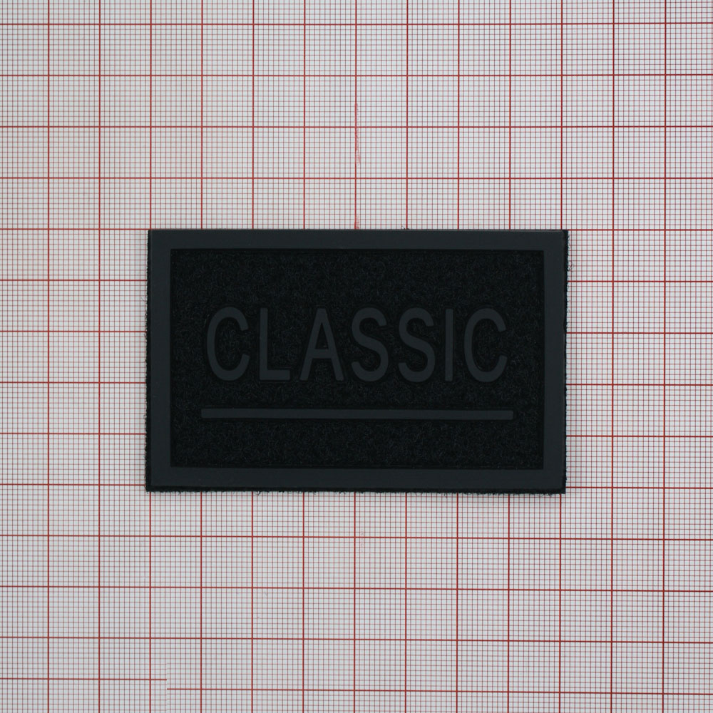Лейба войлок и резина Classic 8*5см черный. Лейба Войлок, Ворс