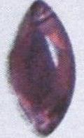 Стразы стеклянные пришивные Глаз (9*18мм) малиновый , 1тыс.шт. Стразы пришивные