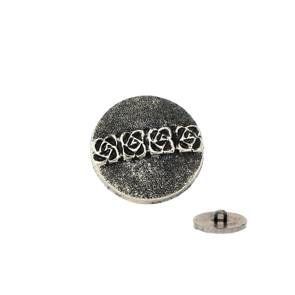 Пуговица TR-23-36 BN 22мм. Пуговица металлизированная