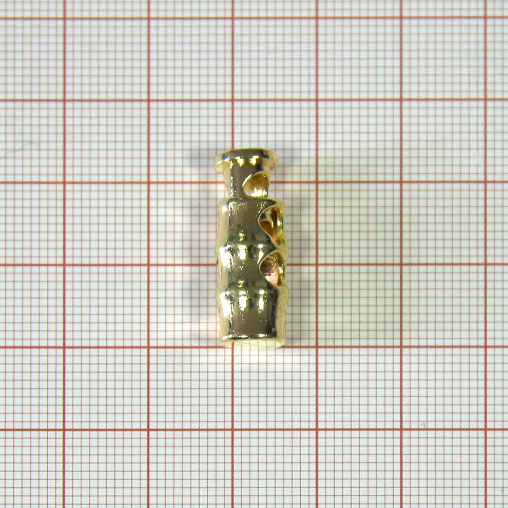 Фиксатор металлический B741 GOLD 1т.шт. Фиксаторы, наконечники