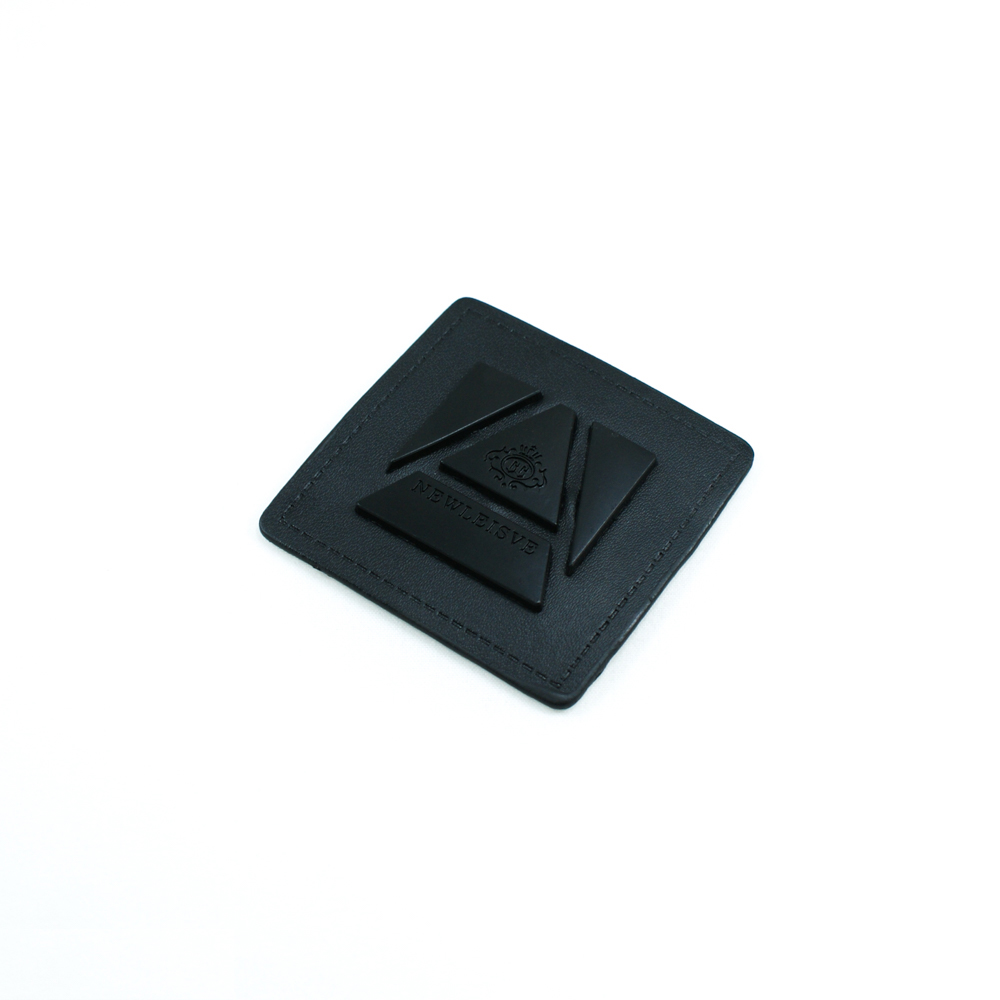 Лейба п/у и металл NEWLEISVE 5*5см черный. Лейба Кожзам