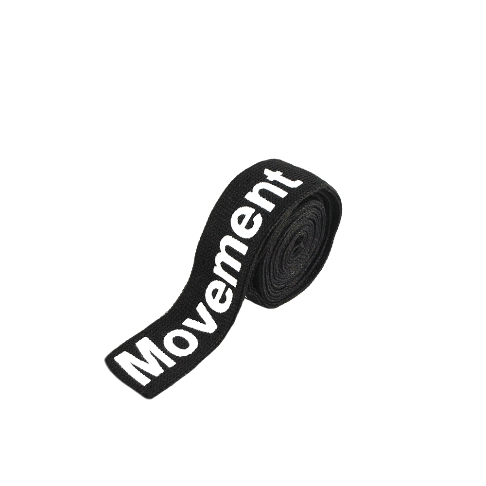 Тесьма лампасная Movement 2см, черный и белый, 50ярд. Тесьма