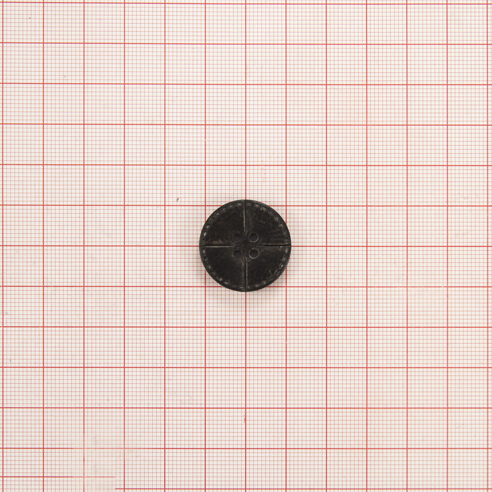 Пуговица ВР-37-36 черная. Пуговица пластмассовая