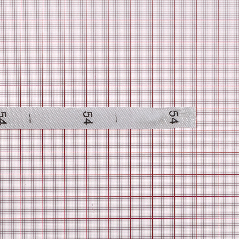 Размерник нейлон белый  54 /1250шт/, 50м. Размерник накатанный нейлон