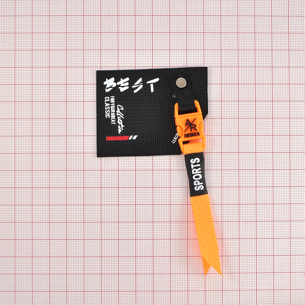 Лейба тканевая с подвеской BEST, 6,5*12см, черный, белый, красный, оранжевый, шт. Лейба Ткань