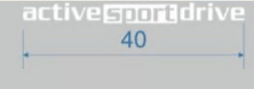 Термотрансфер DTF, active-sport-drive, 4см, шт. Термотрансфер