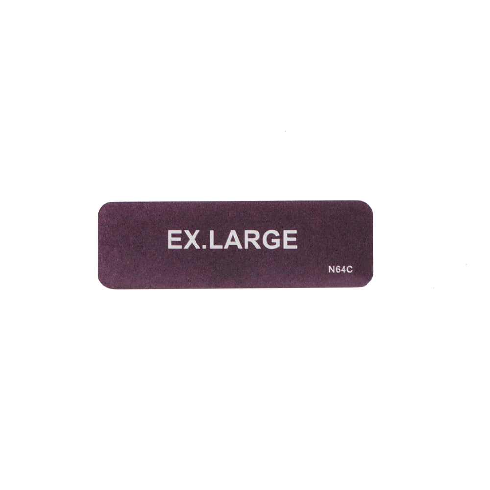 Размерник самоклеящийся ExtraLarge 16*50мм, марсала /на листе 74шт/, 1000 шт,  уп. Размерник клеевой