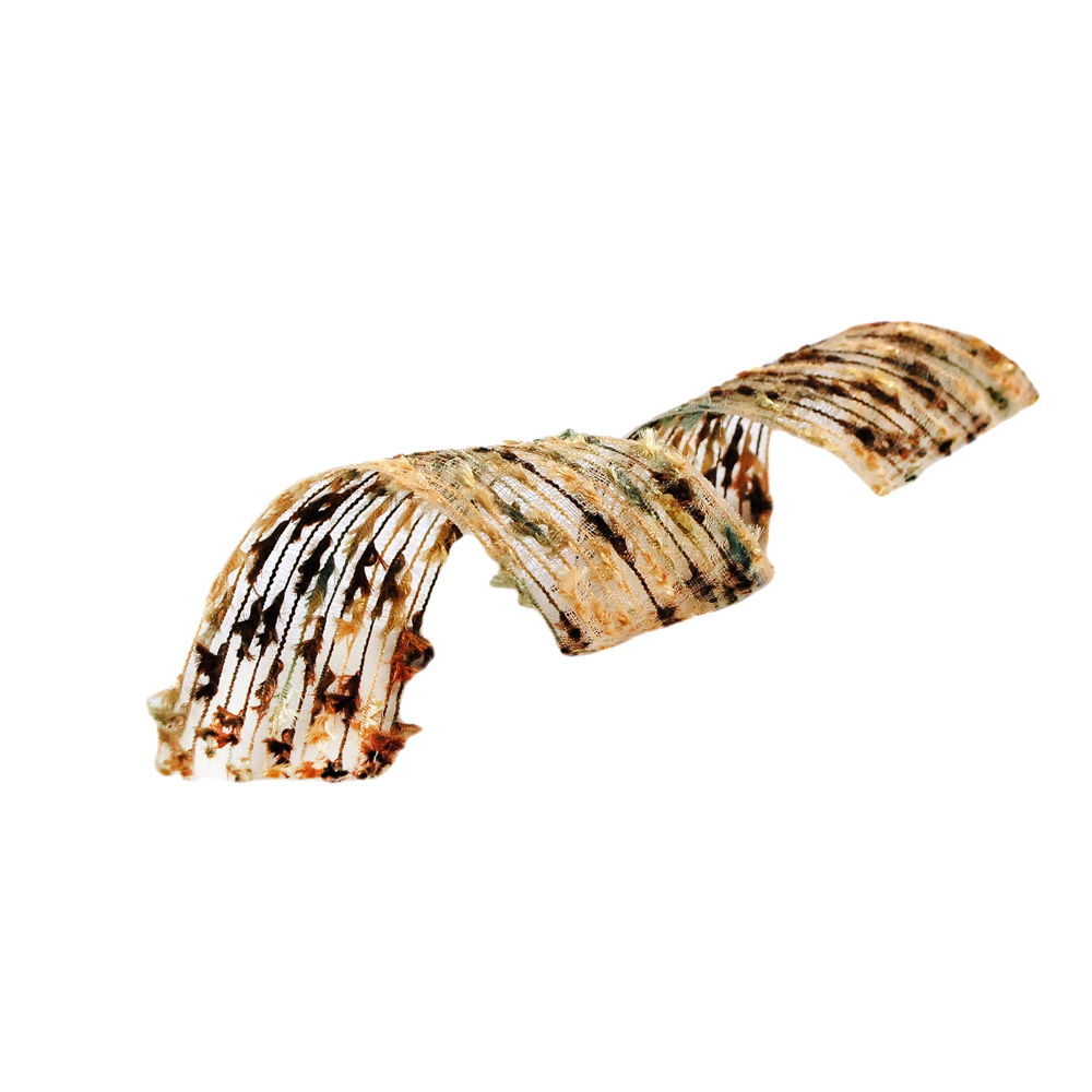 Тесьма Букле 2,6см, светло-зеленая, светло-бежевая, светло-коричневая и цветная сеть, 50ярд. Тесьма