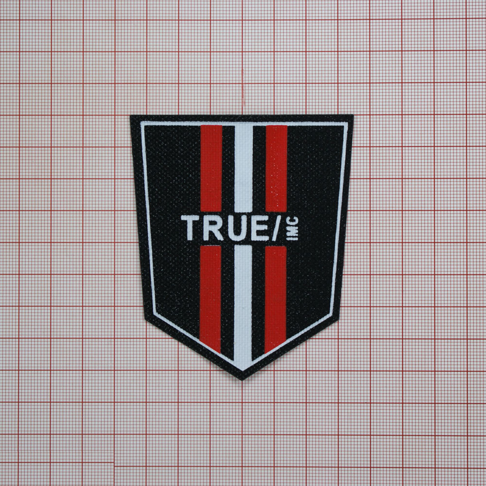 Лейба клеенка блестящая TRUE 8,3*7см черный, белый, красный, шт. Лейба Клеенка