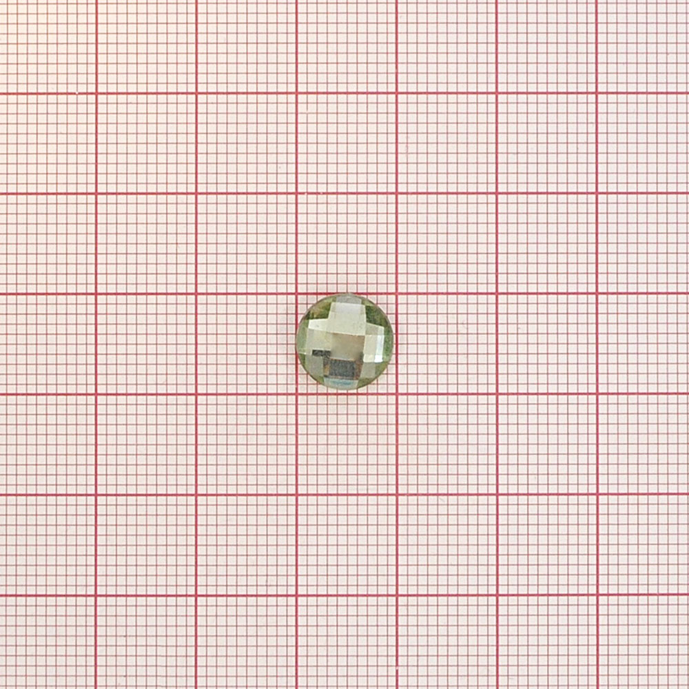 Стразы Д на клей, круг 10мм св-салатов 3, 1тыс.шт. Стразы на клей