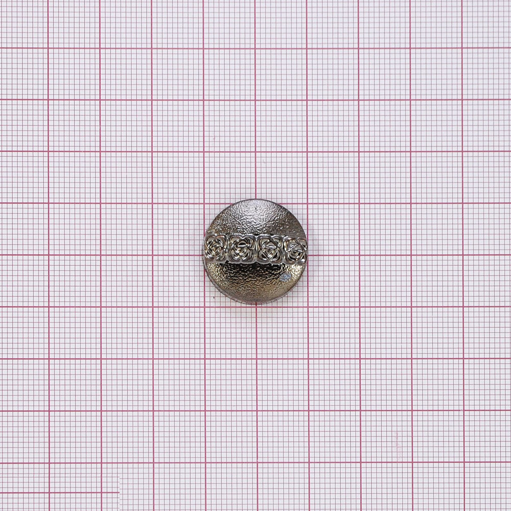 Пуговица TR-24-32 BN 20мм. Пуговица металлизированная