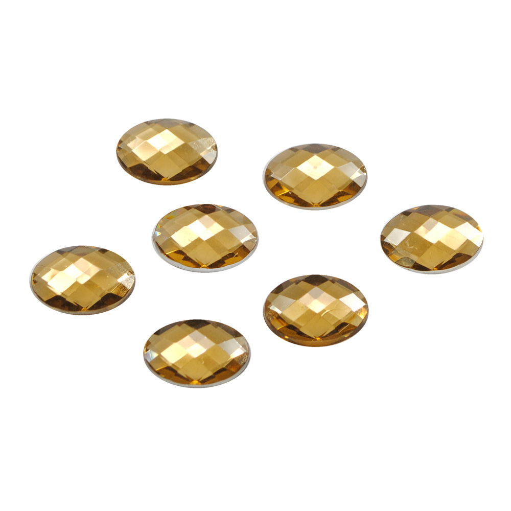 Стразы Д на клей, овал 13*18мм кофе 12, 1тыс.шт. Стразы на клей