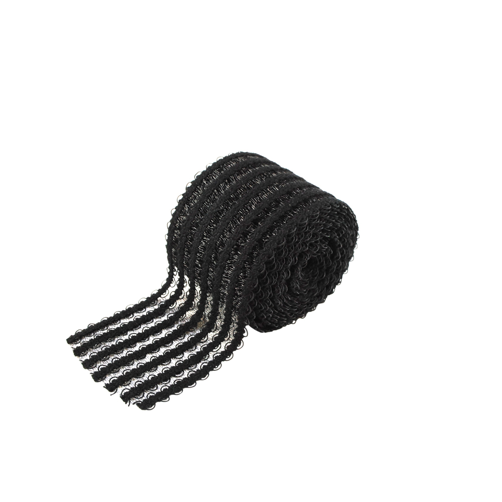 Резинка ажурная 4,7см черный, 50ярд. Резинка