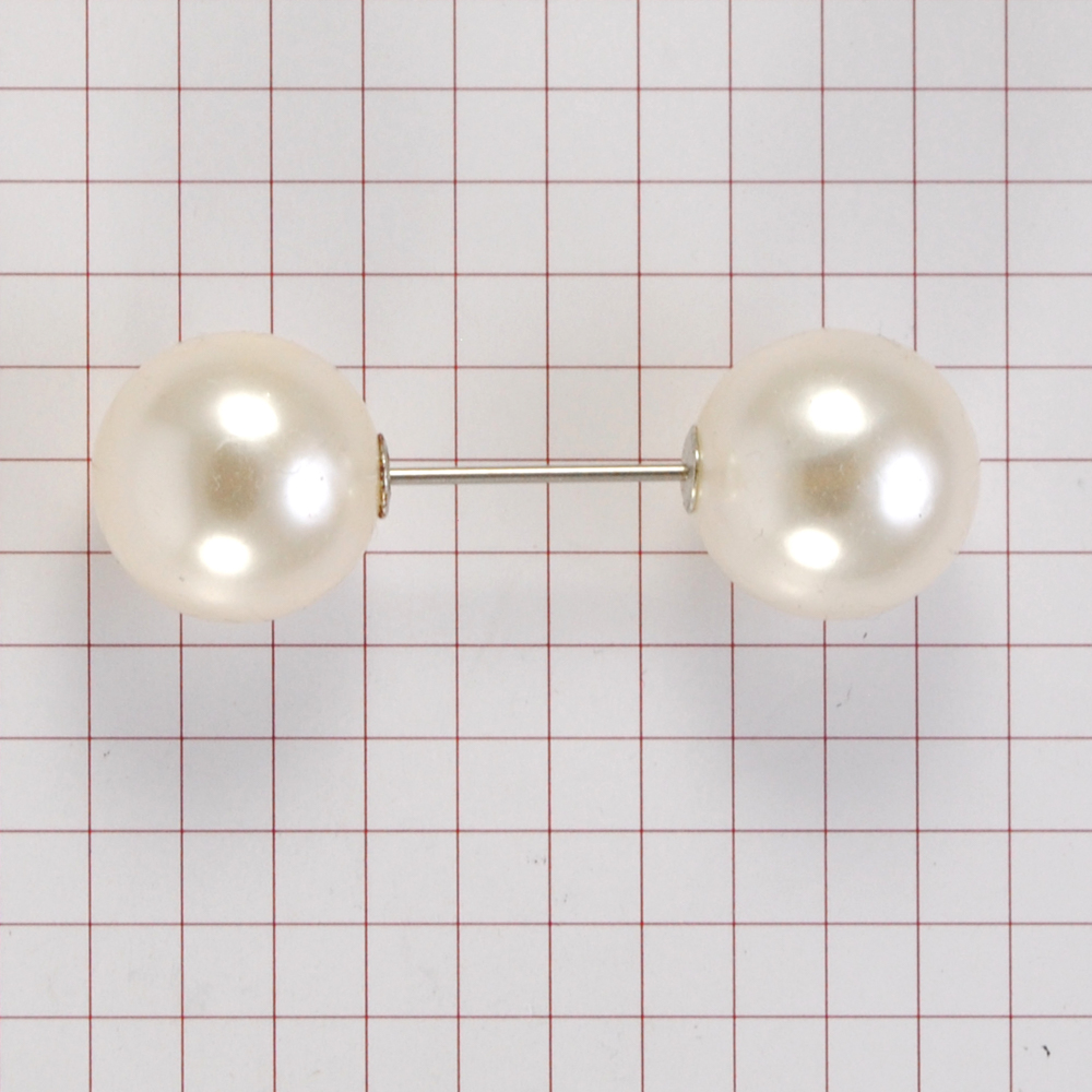 Булавка 2 шара 4,8см, D 1,6см жемчуг, шт. Булавки