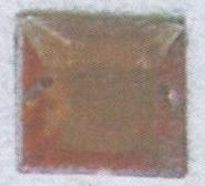 Стразы стекл. пришивн. №14 квадрат оранжев. (14*14мм), 1тыс.шт. Стразы пришивные