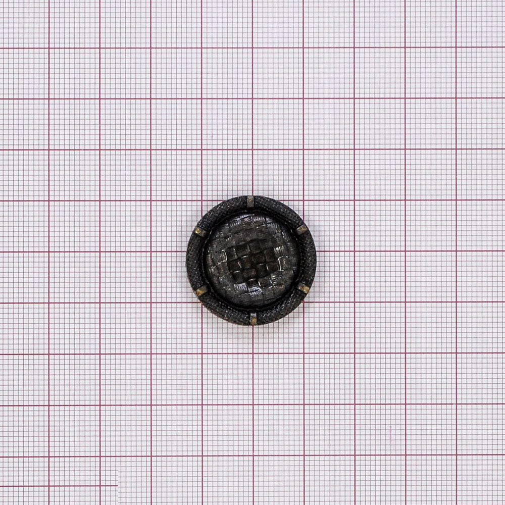 Пуговица TR-16 ant 25мм. Пуговица металлизированная