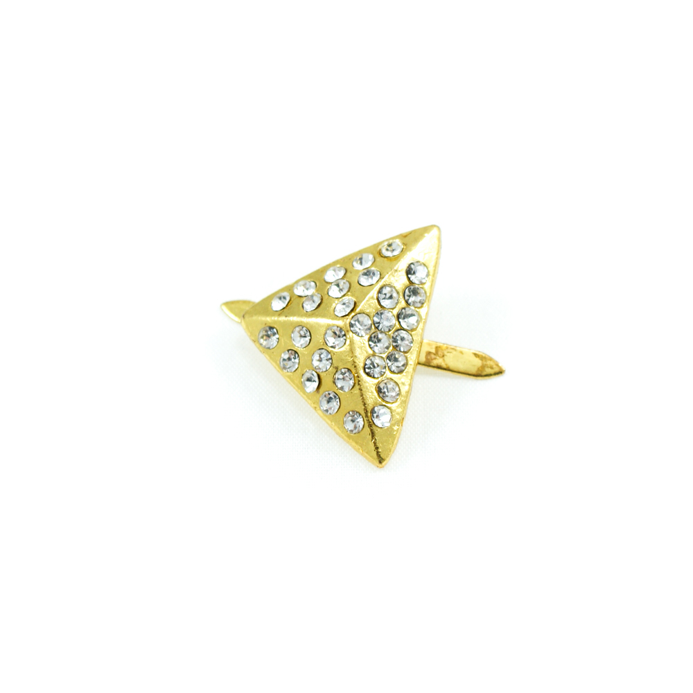 Краб металл8390 /краб/ GOLD Пирамида, шт. Крабы Металл Геометрия Декор