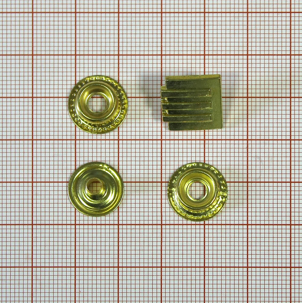 Кнопка фигурная Ступеньки gold 720шт. Кнопки