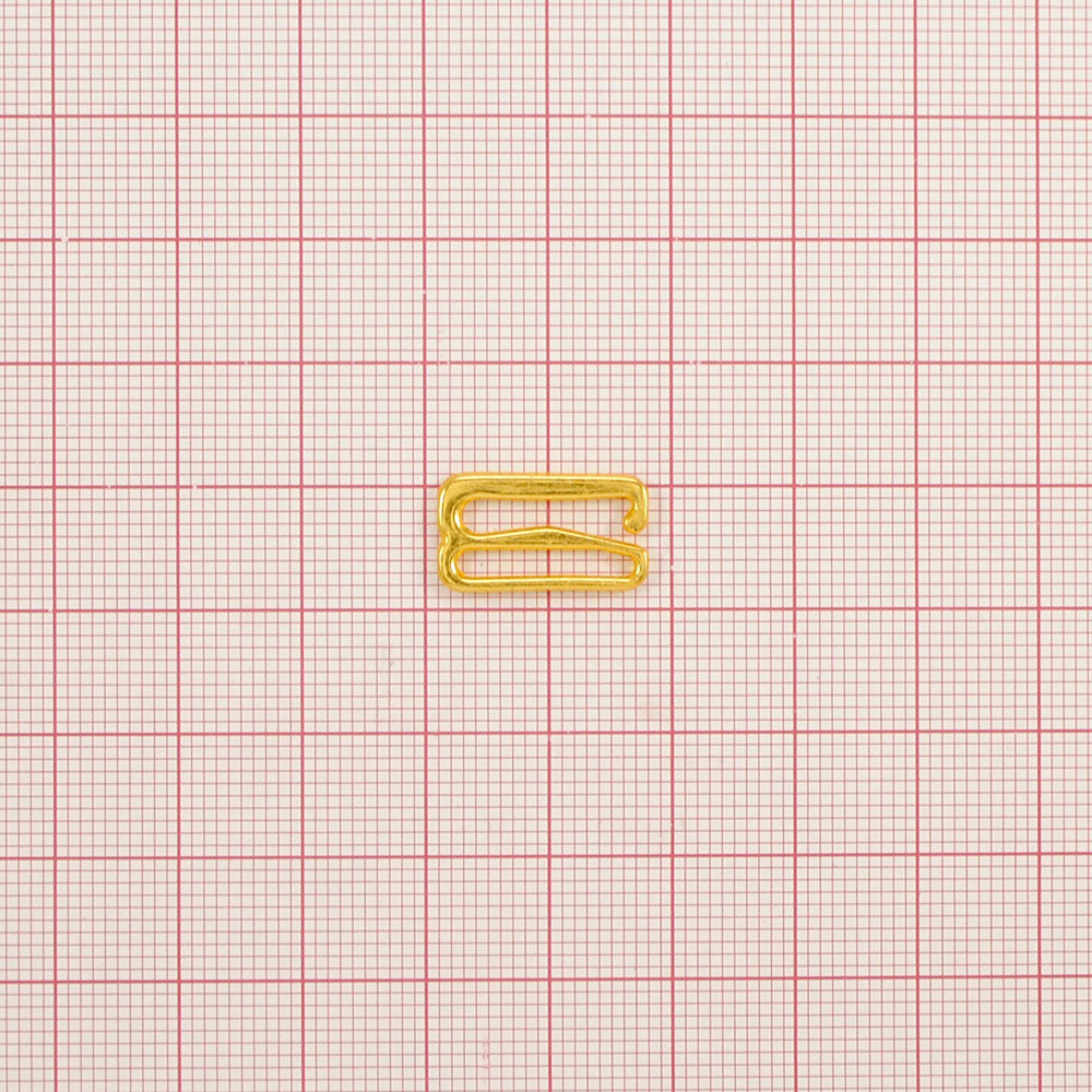 Крючок бельевой металл А915 GOLD 14*6мм (внутр.) 17,3*9,7мм (внешн.), 1т.шт, уп. Крючок бельевой