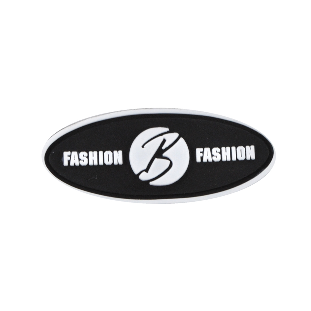 Лейба резиновая Fashioh B.2*5см, черный, белый шт. Лейба Резина