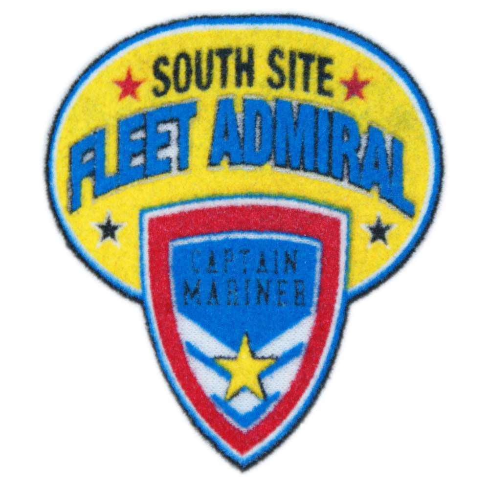 Термоаппликация флок South site, 70*65мм, фигурная, желтый, синий, красный, шт. Термопереводки Флок