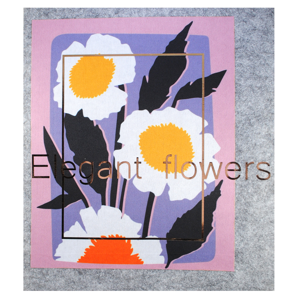 Термоаппликация Elegant flowers, 21*17см, шт.. Термопереводки Ассорти