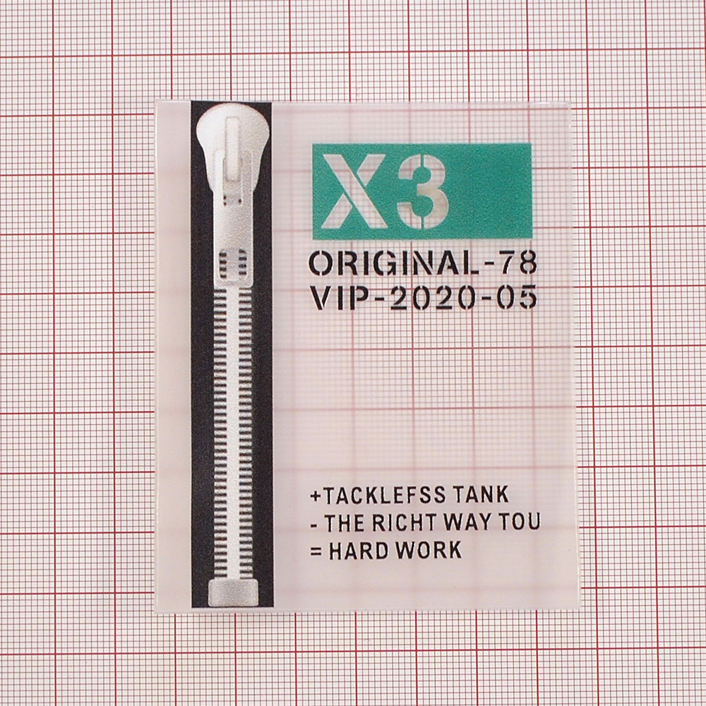 Лейба клеенка Карман Змейка X3, 7*8,5см, серый, белый, черный, зеленый, шт. Лейба Клеенка