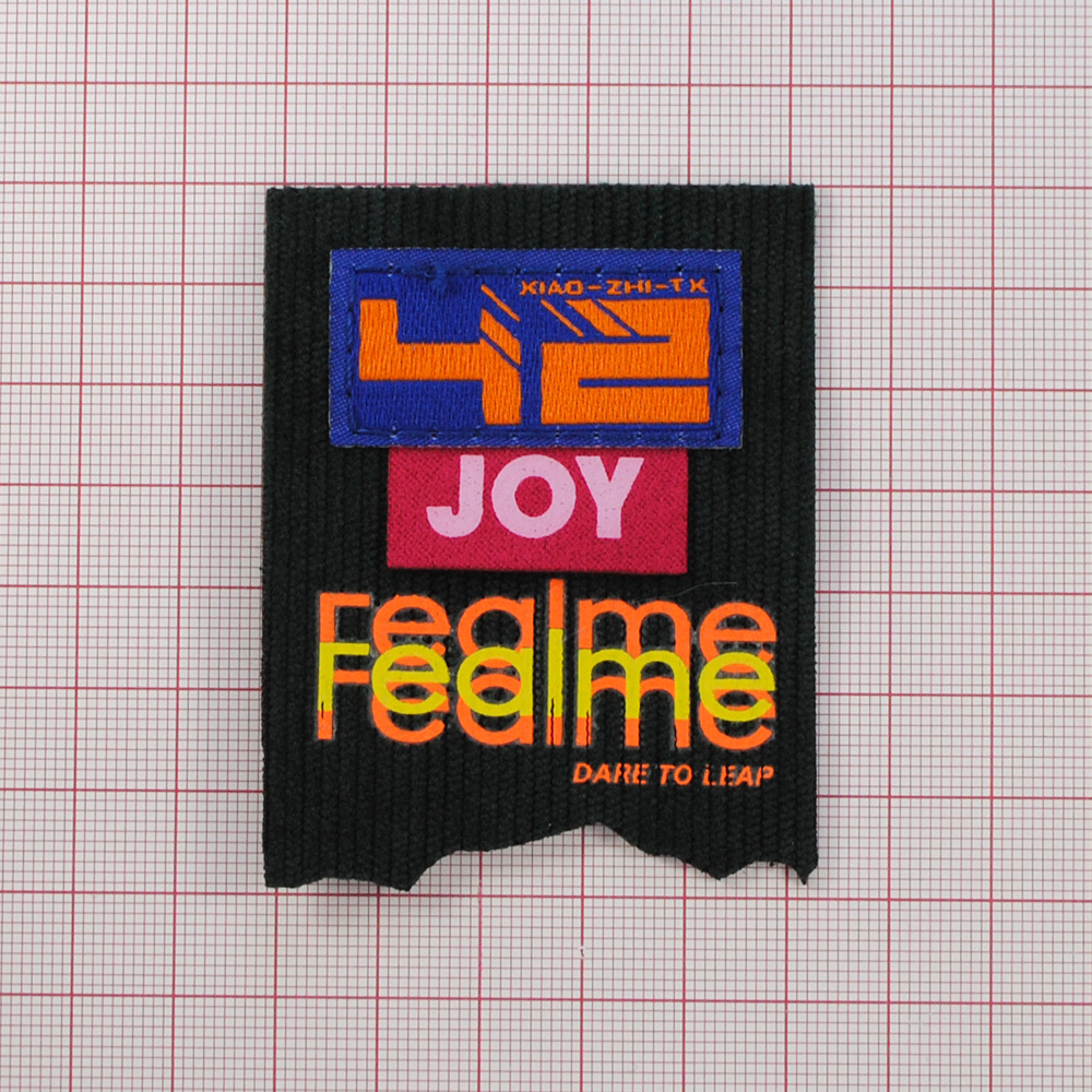 Лейба ткань., 42 JOY 5,5*7см, зел., роз., син., желт., оранж., шт. Лейба Ткань