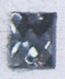 Стразы Д пришивн. прямоуг 8*10мм серый 6, 1тыс.шт. Стразы пришивные