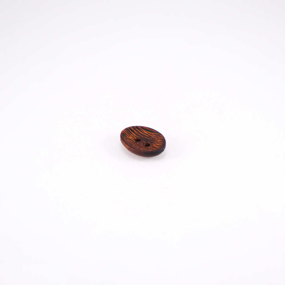 Пуговица ВР-38-28 темно-коричневый. Пуговица пластмассовая