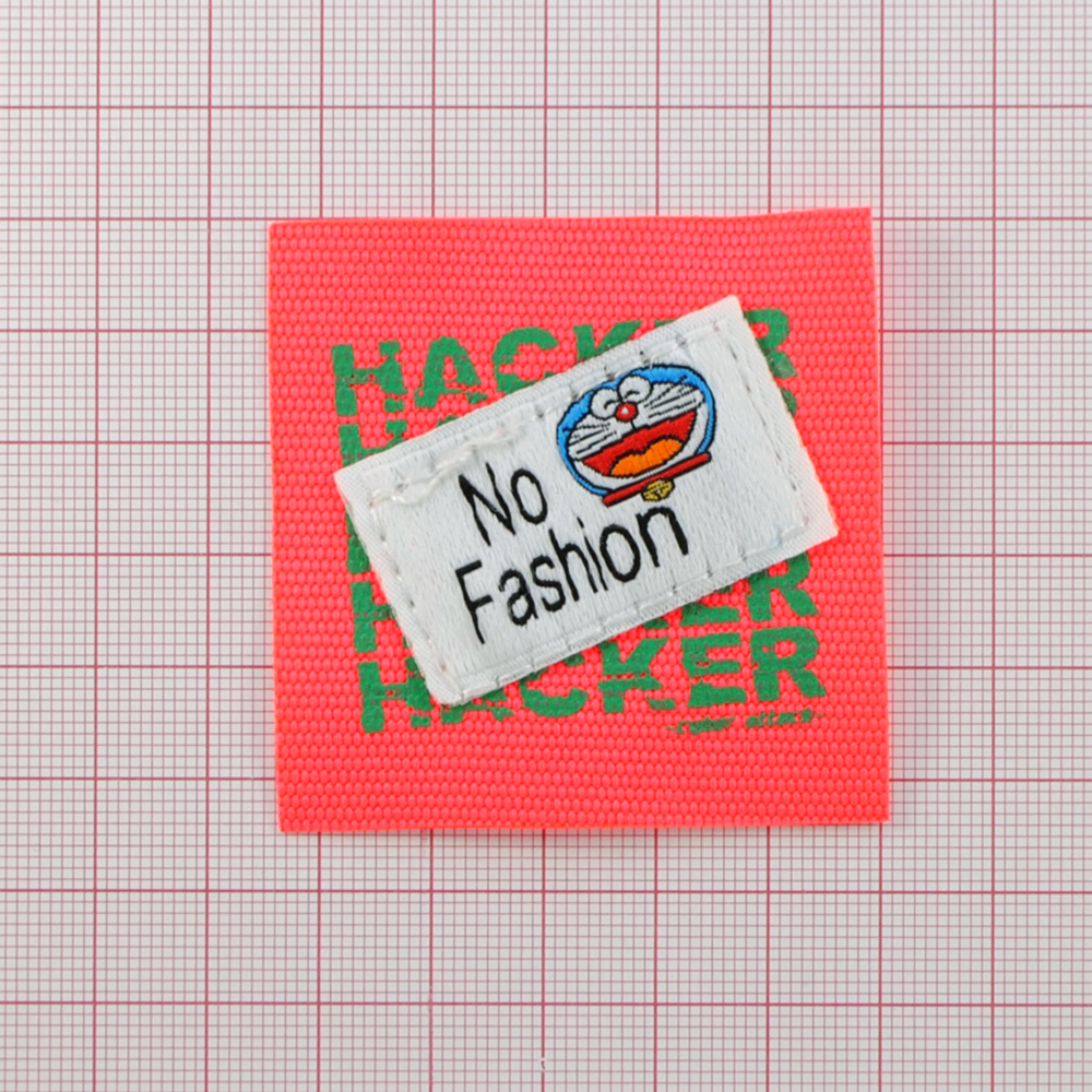 Лейба ткань NO FASHION, 5.4*5.4см, роз.,бел.,зел.,син., шт. Лейба Ткань