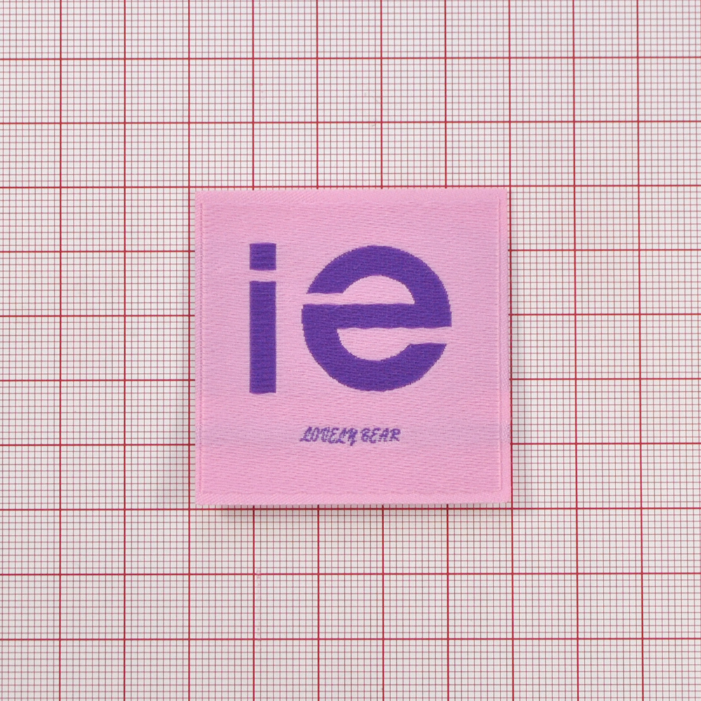 Лейба ткань IE, 5*5см, розовый, сиреневый, шт. Лейба Ткань