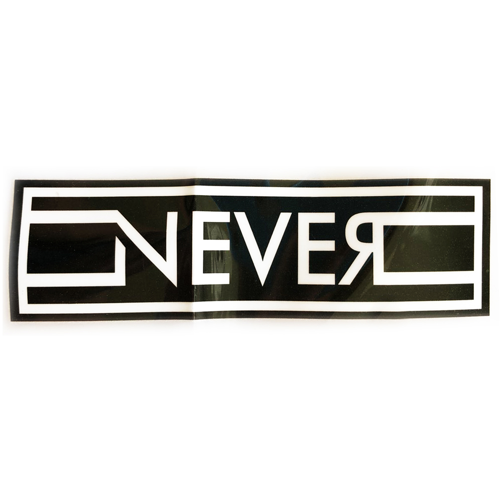 Термоаппликация №01-13 NEVEЯ 4*15см, черно-белый, шт. Термопереводки Надписи