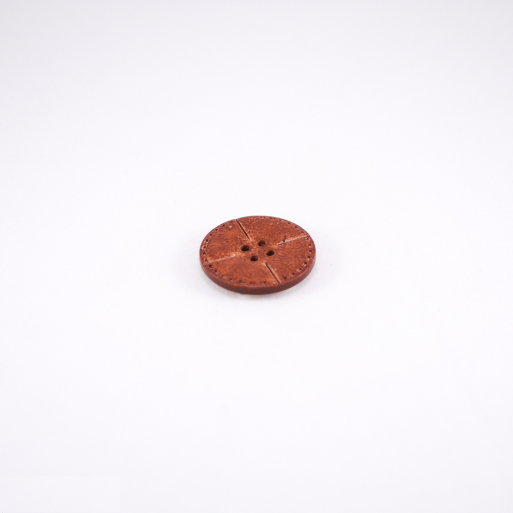 Пуговица ВР-37-40 коричневая. Пуговица пластмассовая