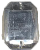 Стразы стеклянные пришивные многранник. (10*14мм) хамелеон, 1тыс.шт. Стразы пришивные