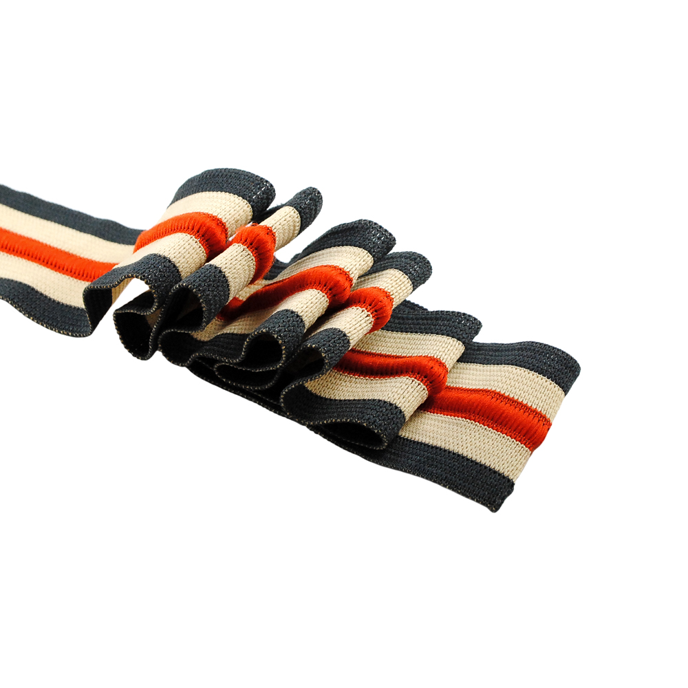 Резинка со шнуром 4,5см цветная/ 25м. Резинка