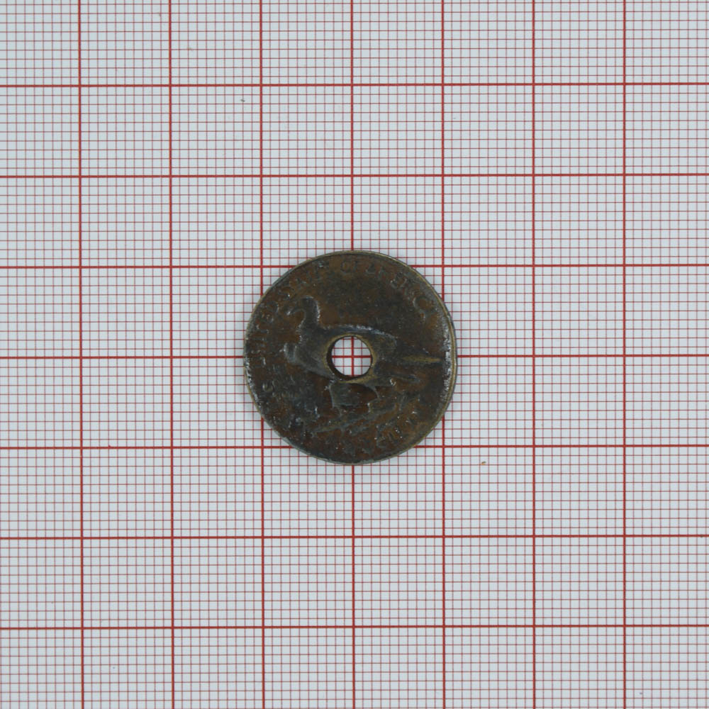 Пряжка №229  Монетка металл. Пряжка накладка
