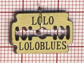 Лейба металл холитен LOLO Лезвие 18*12мм пришивная ANTIK brass brush. Лейба Металл