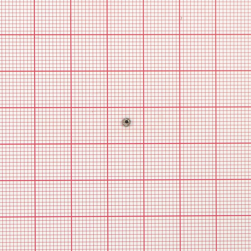 Стразы стеклянные клеевые SS-10 2,5мм, зеркальный (jet hematite)  57,6тыс.шт.; уп. Стразы стекло до 1000-50 гросс