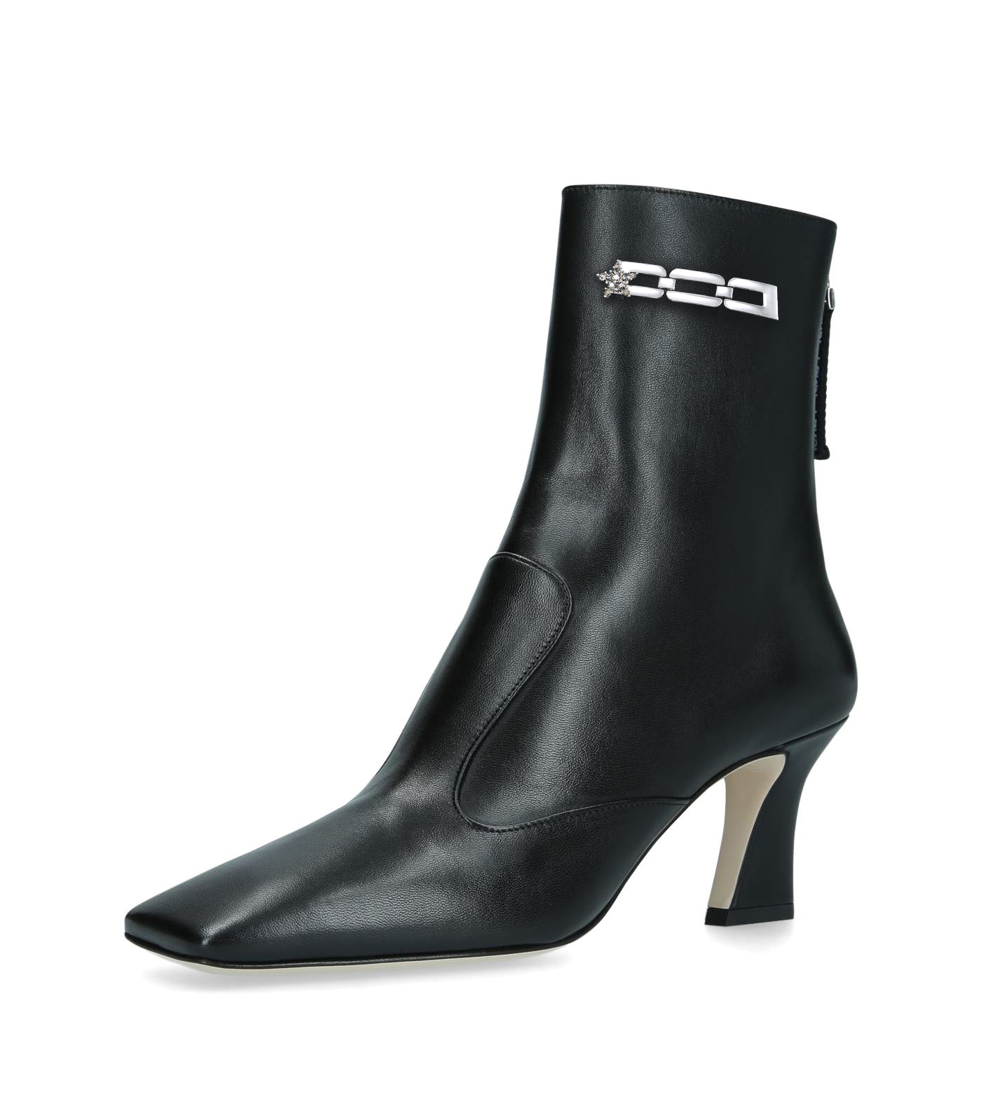 Краб камни и металл Цепь и звезда Правый, 6*1,5см, никель, серебро, шт. Крабы Металл Геометрия Декор