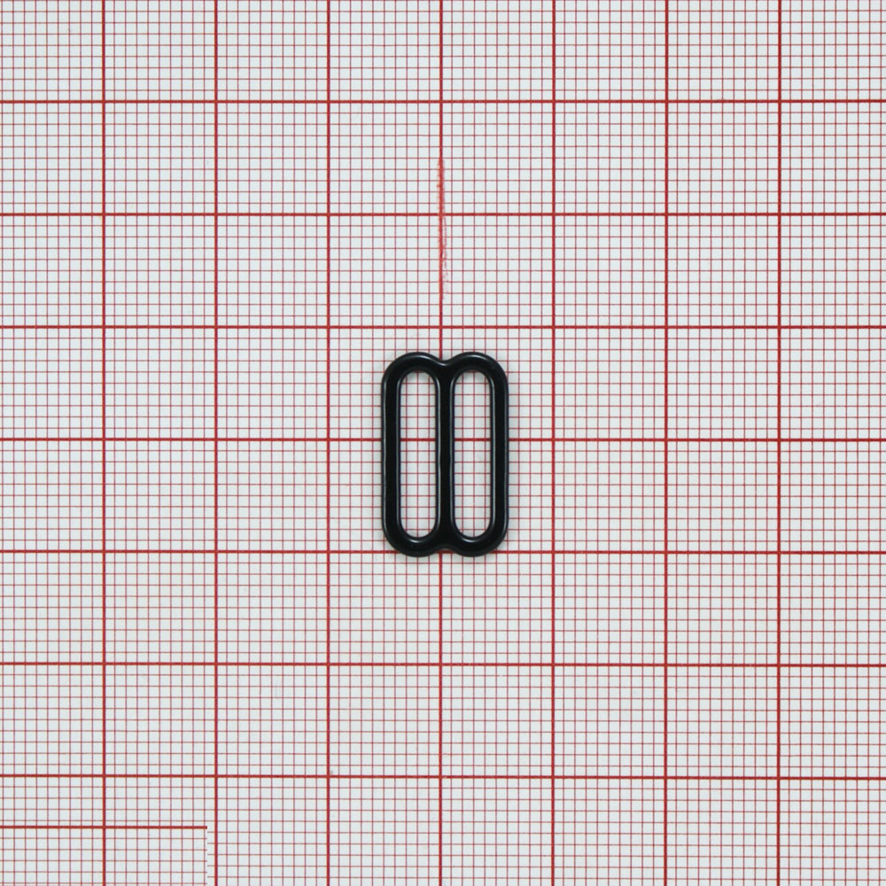 Перетяжка бельевая металл А815 черная 15*7,6мм (внутр.) 18,7*12мм (внеш.), 1т.шт, уп. Перетяжка бельевая