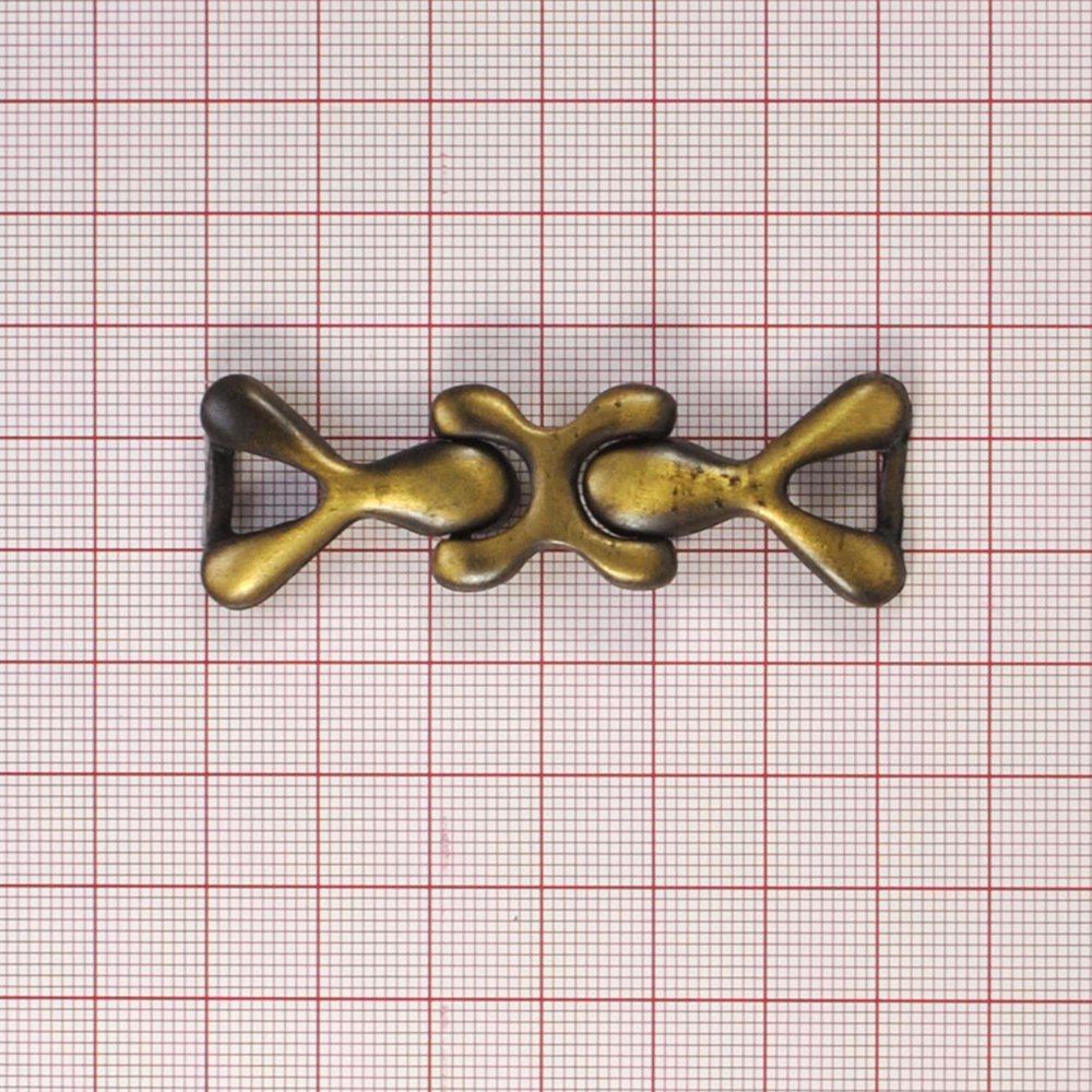 Декоративная металлическая перетяжка для поясов и ручек сумок (цвет антик). Украшения Металл Перетяжка декор