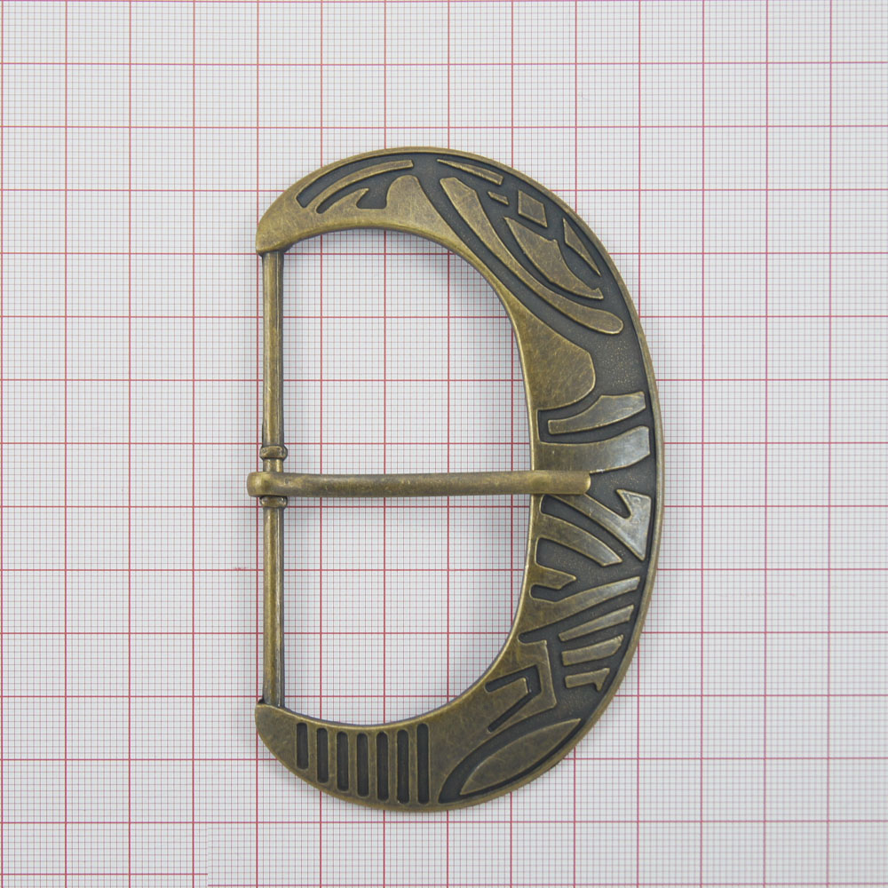 Пряжка металл A8674 7см ANTIK brass . Пряжка