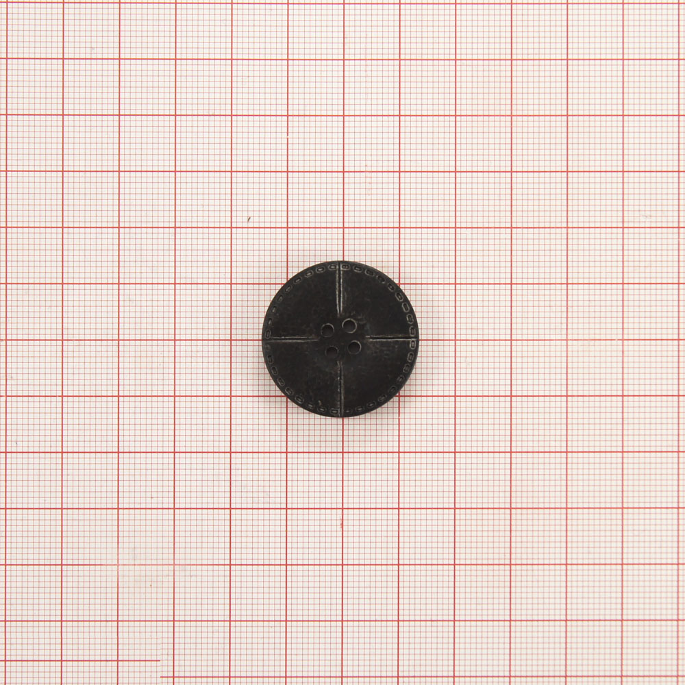 Пуговица ВР-37-44 черная. Пуговица пластмассовая